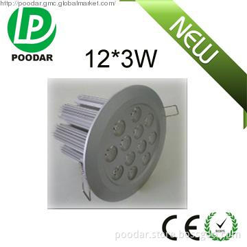 modern led ceiling lamp 12*1w /12*3w